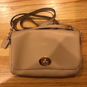Coach leather crossbody bag